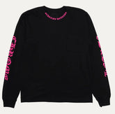 Chrome Hearts Pink Neck Long Sleeve T-Shirt