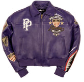 PELLE PELLE: American Bruiser Purple Cropped Jacket | Women