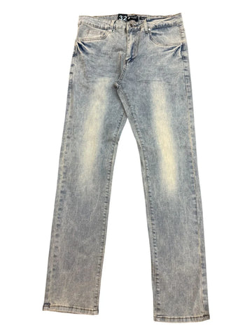 WAIMEA: ANTIQUE BLUE WASH SLIM FIT JEANS