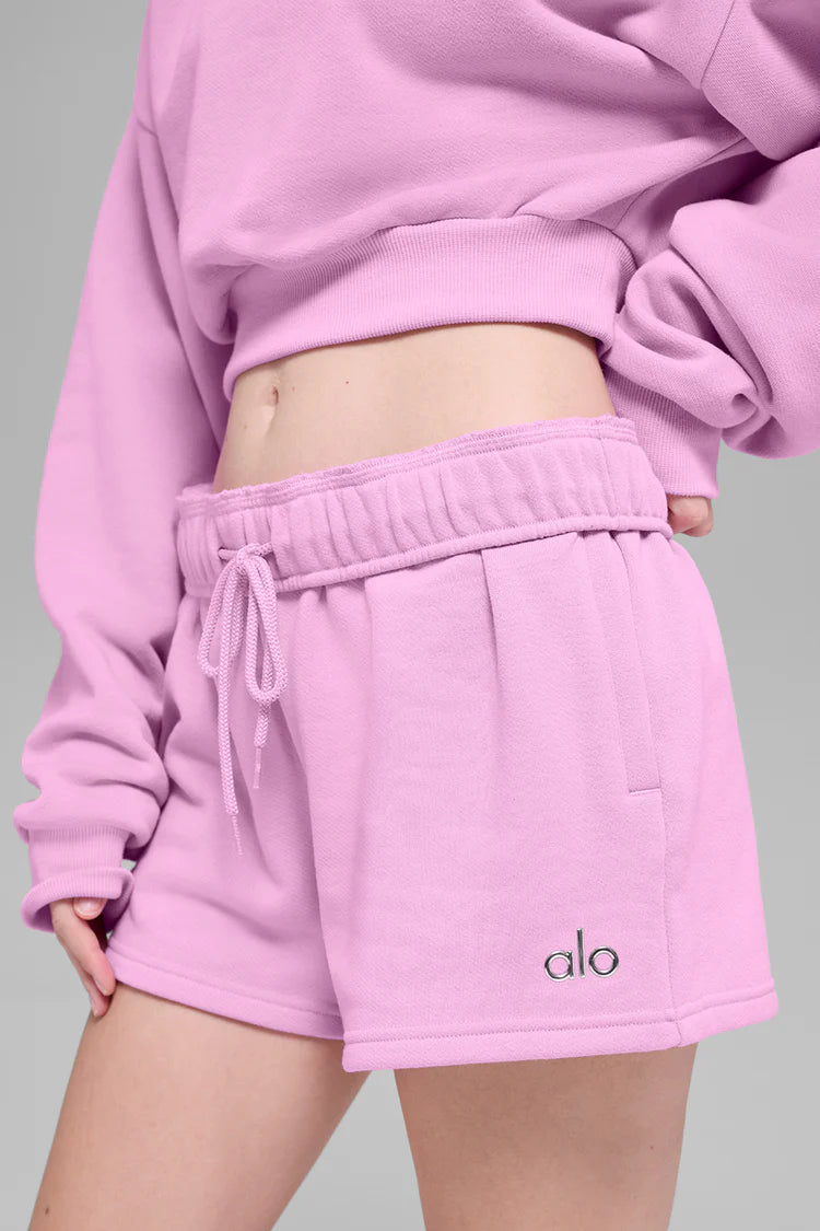 ALO: Accolade Shorts Candy Heart Pink