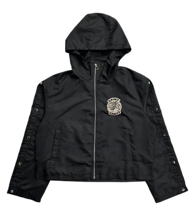 SAINT VANITY : Black Track Jacket