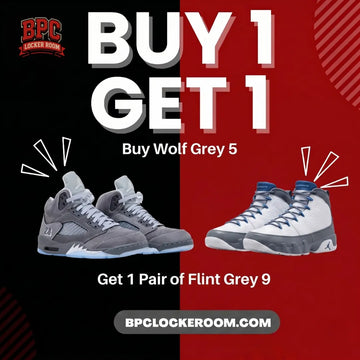 Buy Wolf Grey 5 Get 1 Pair of Flint Grey 9