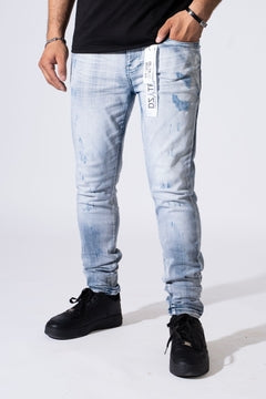 DSTAR: CHALK WASH - ULTRA SKINNY STRETCH DENIM