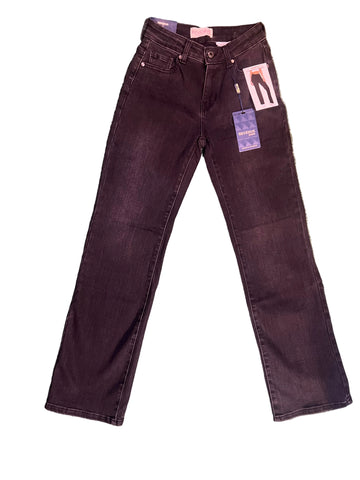 REVENUE JEANS: BLACK COAL STRAIGHT CUT