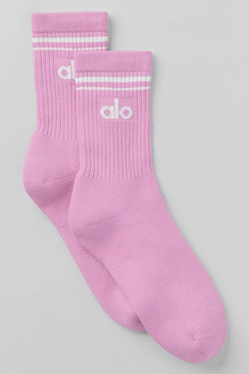 Alo: Yoga Half-Crew Throwback Sock