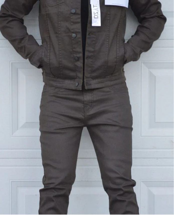 DSTAR : WAX JACKET BROWN