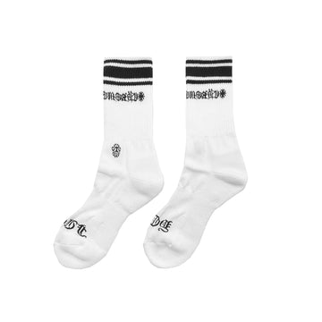 CH: Embroidered Dagger Striped Socks