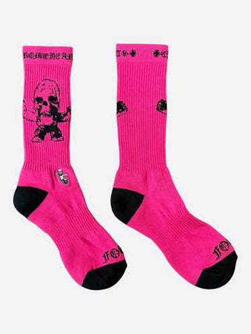 CH: Pink Foti Harris Socks