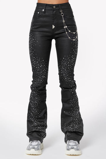 GUAPI : ( Waxed-silver-Dust-Denim)