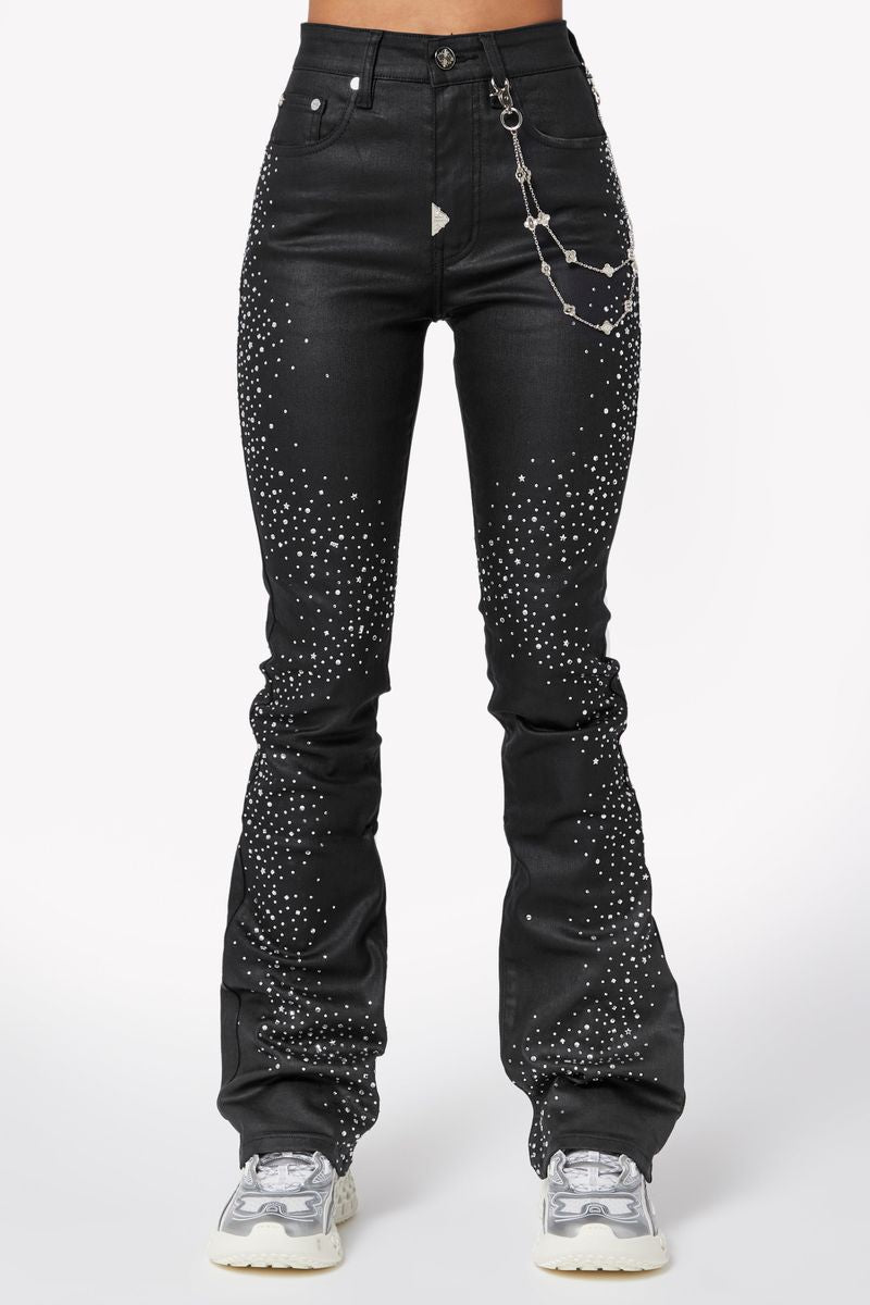 GUAPI : ( Waxed-silver-Dust-Denim)