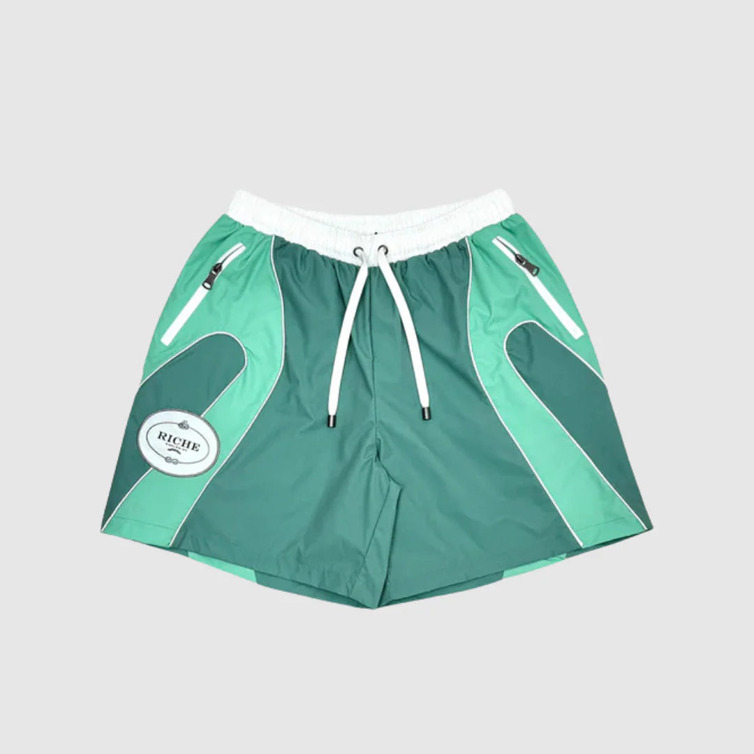 VIERICHE: TEAL/GREEN SHORTS