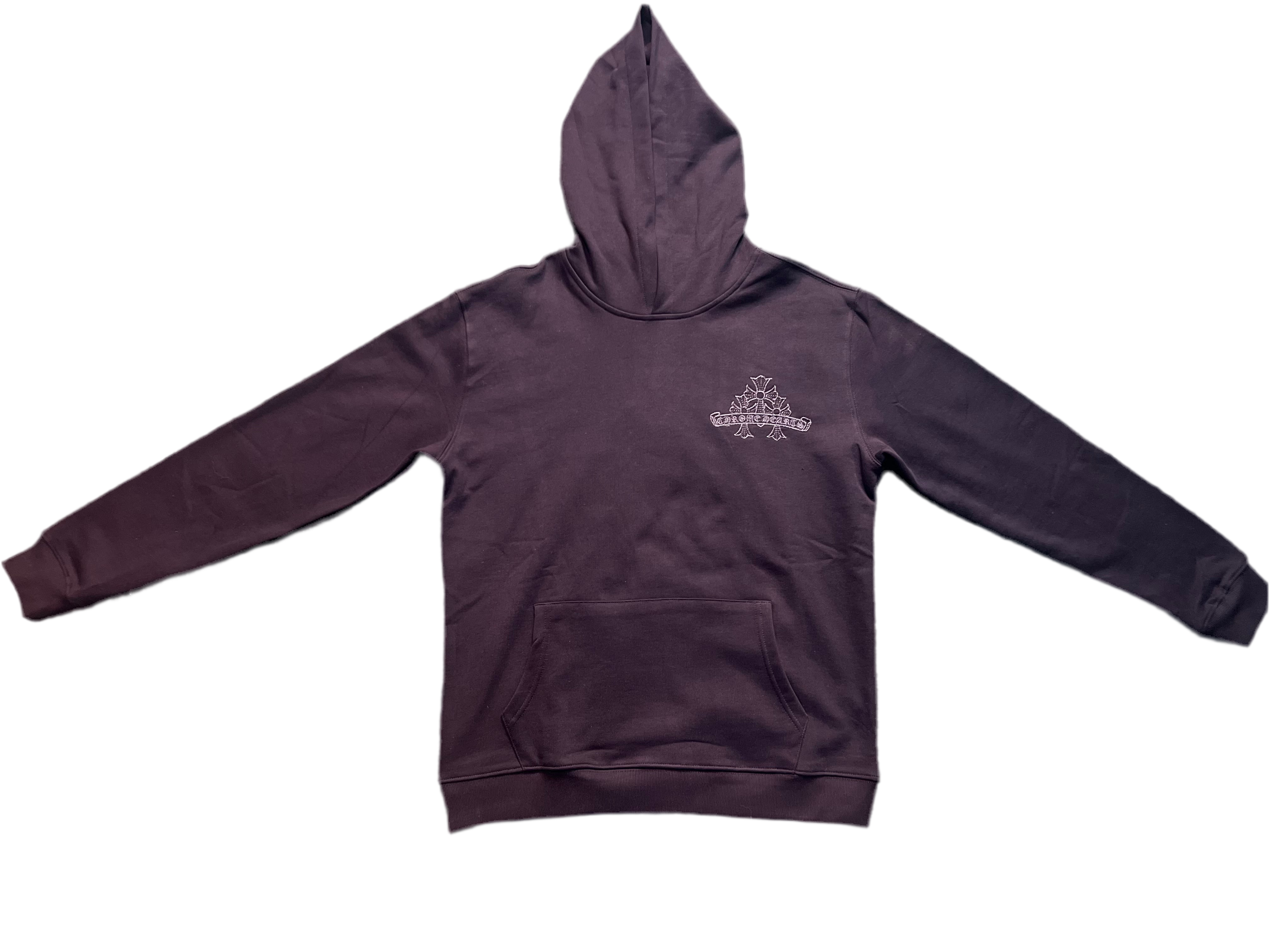 CHROME HEARTS: Black Pull Over Hoodie