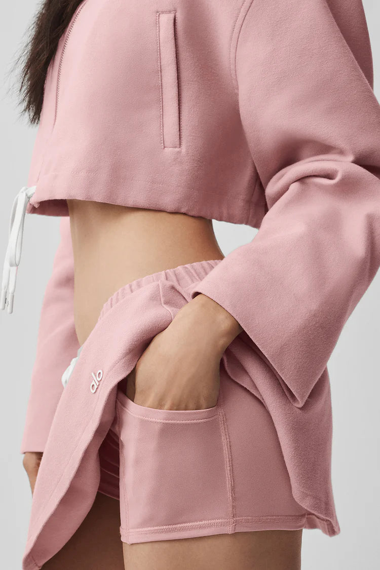 Alo: Low-Rise Fan Favorite Micro Skirt Vintage Pink