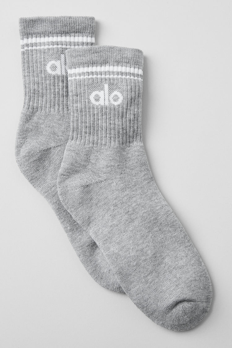 Alo: Yoga Half-Crew Throwback Sock