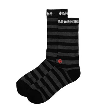 CH: Grey/Black Stripped Socks