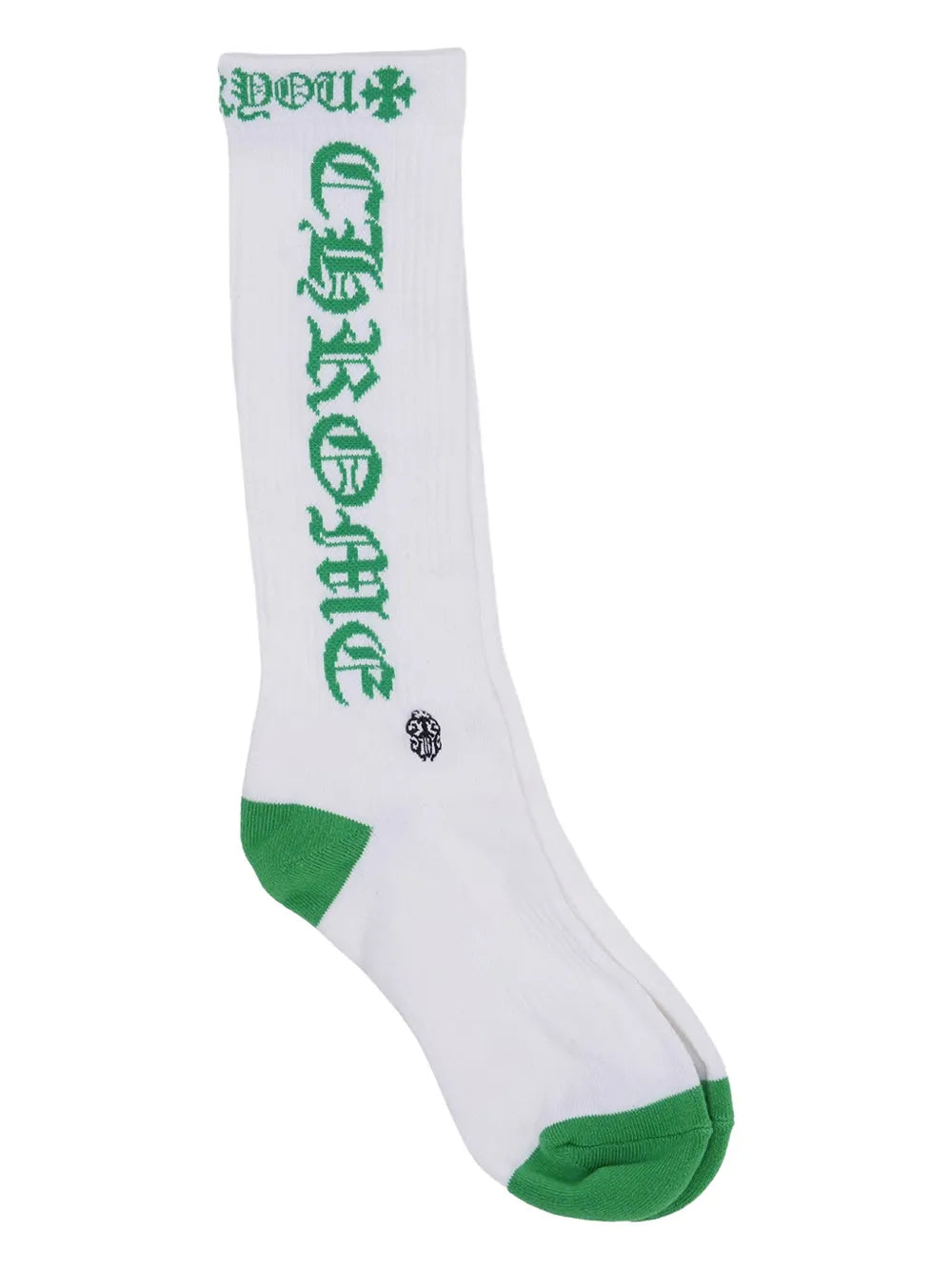 CH: WHITE/GREEN SOCK