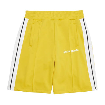 Palm Angels: Classic Track Shorts Yellow