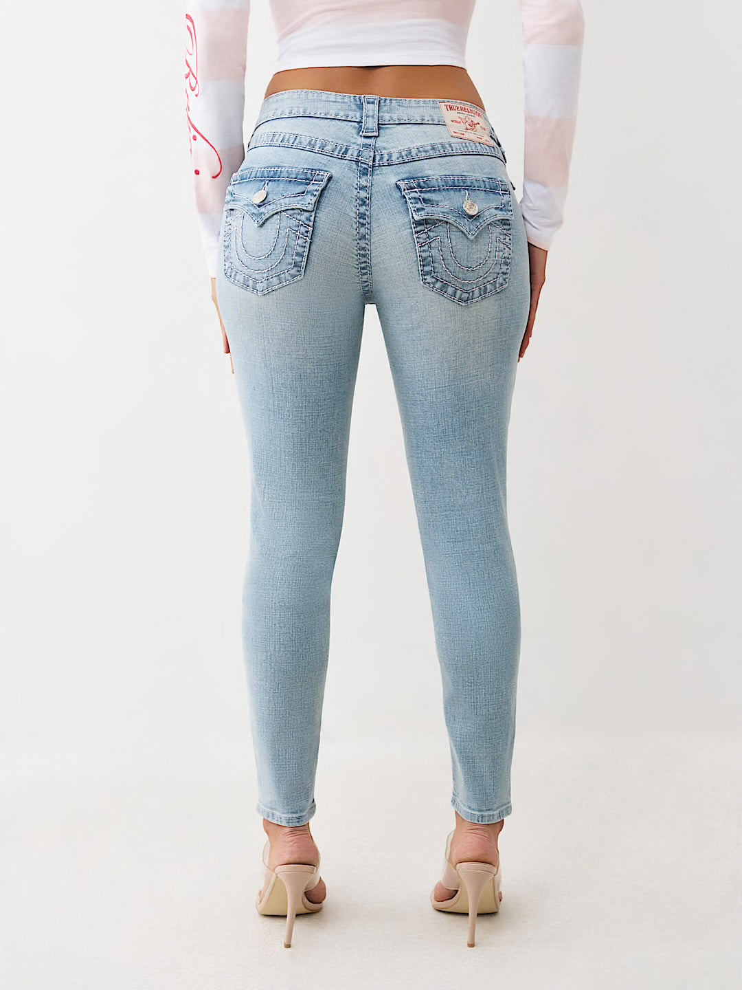true religion: jennie mr.skinny flap big T jeans