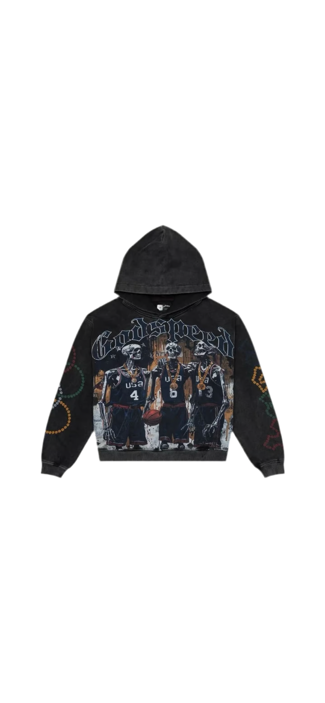 Godspeed : Dream Team Hoodie: Washed Black