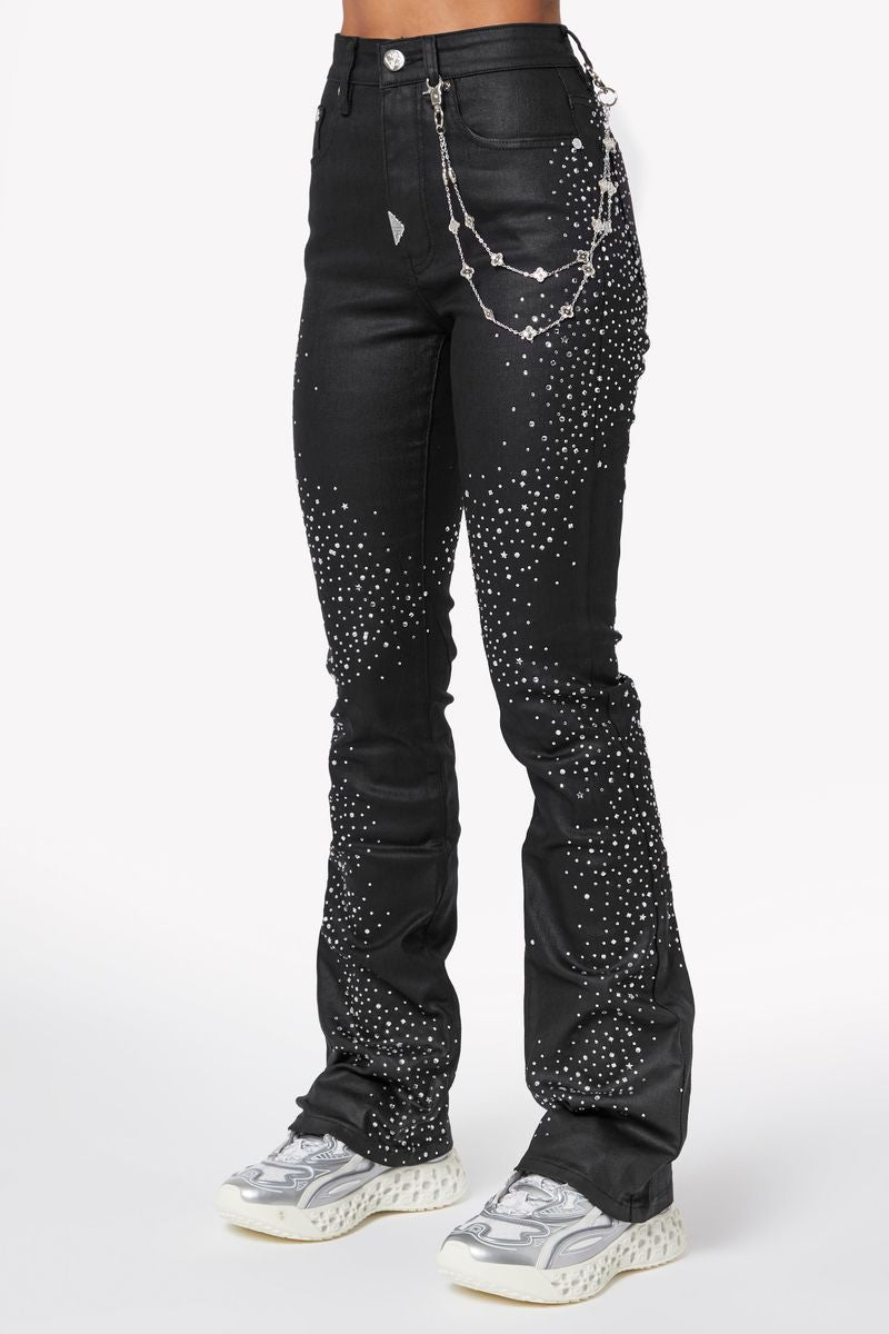 GUAPI : ( Waxed-silver-Dust-Denim)