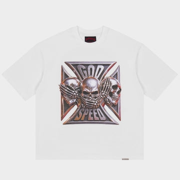 Godspeed:Omerta T-Shirt (White)