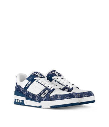 LV Trainer Sneaker Light Blue