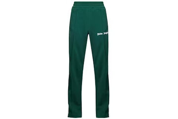 PALM ANGELS: DARK GREEN TRACK PANTS