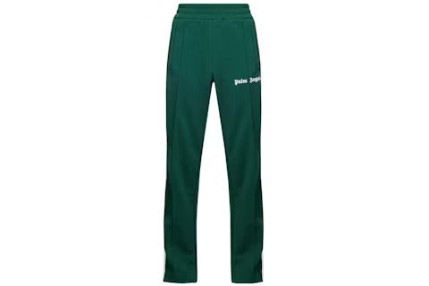 PALM ANGELS: DARK GREEN TRACK PANTS