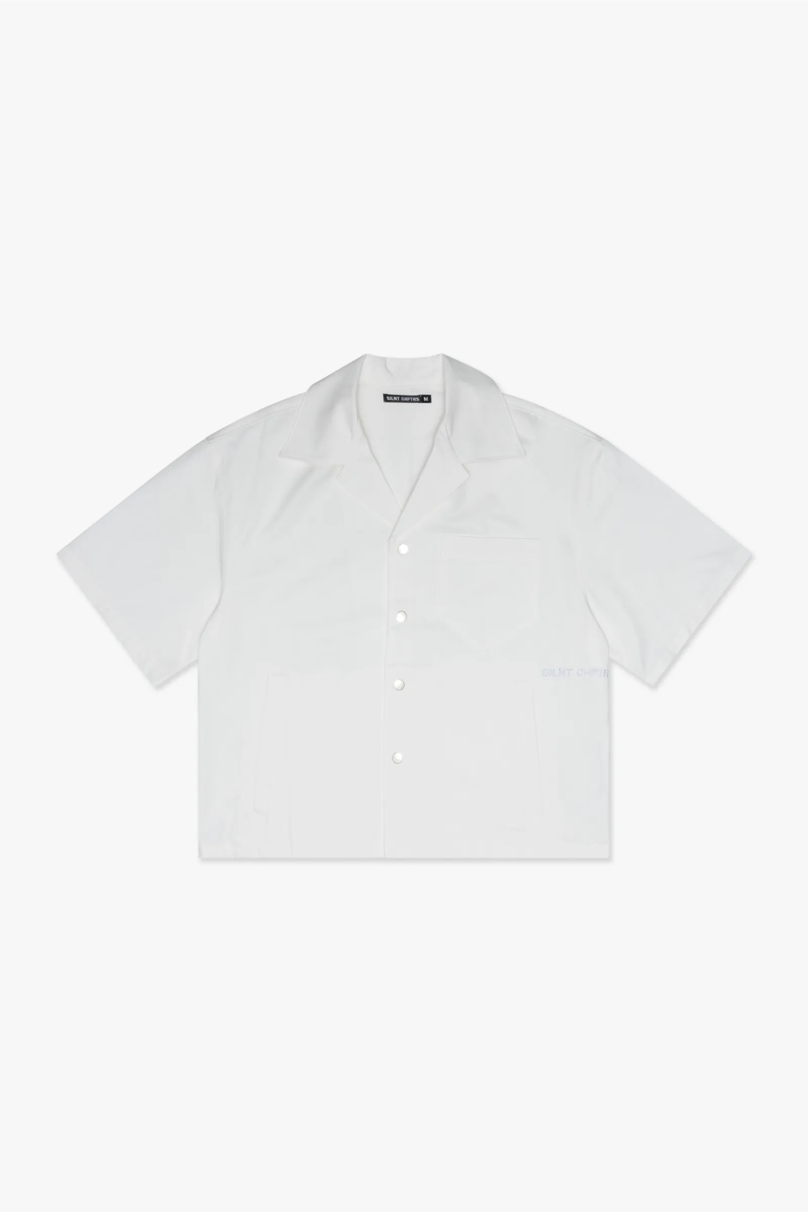 SILNT CHPTRS: "Meantime" Button Down Shirt White