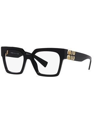 MM: SQUARE FRAME SUNGLASSES BLACK/CLEAR