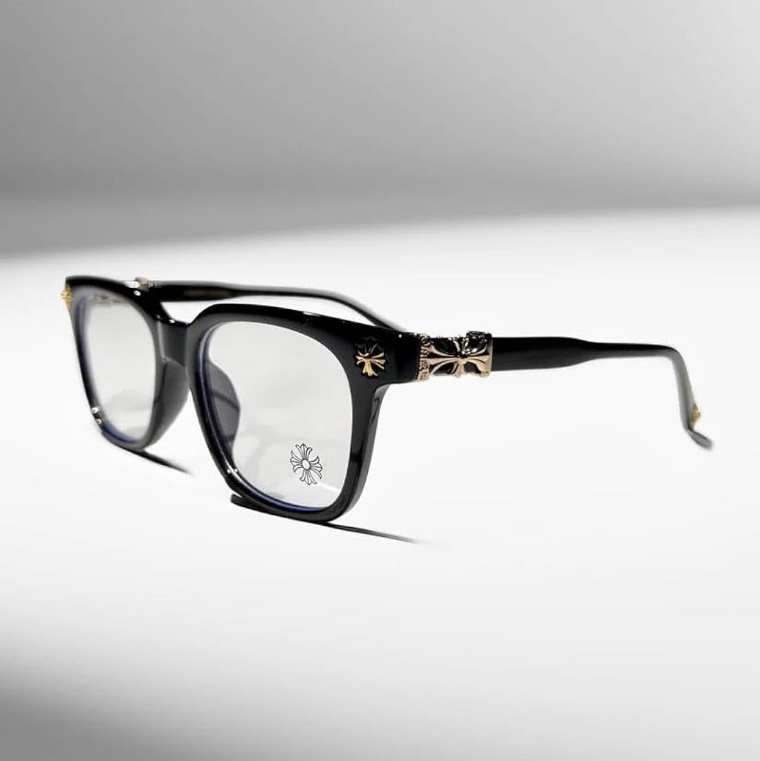 CH: COX UCKER SQUARE FRAME GLASSES BLACK