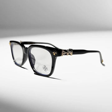 CH: COX UCKER SQUARE FRAME GLASSES BLACK