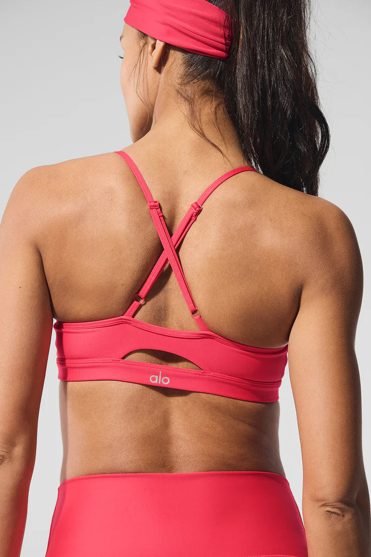 ALO: HIGH WAIST AIRLIFT LEGGINGS SET CANDY RED