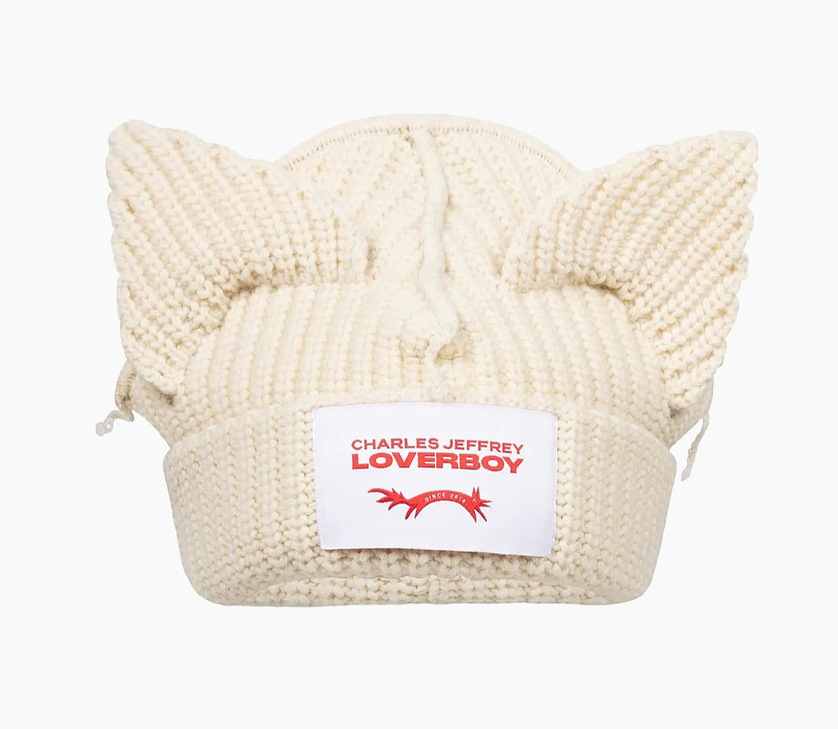 CHARLES JEFFERY: CREAM LOVER BOY BEANIE