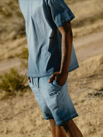 Silent Chapter : Navy Top