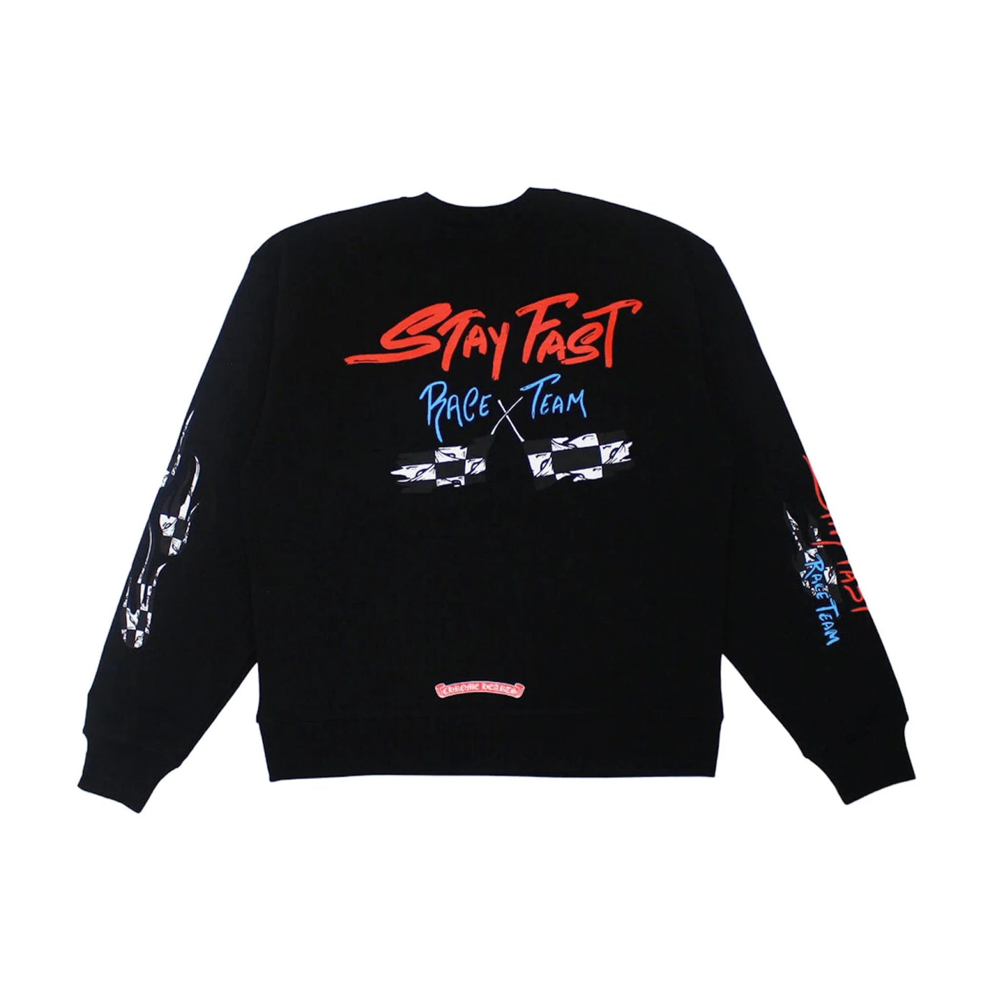 CHROME HEARTS: BLACK MATTY BOY STAY FAST SWEATER