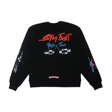CHROME HEARTS: BLACK MATTY BOY STAY FAST SWEATER
