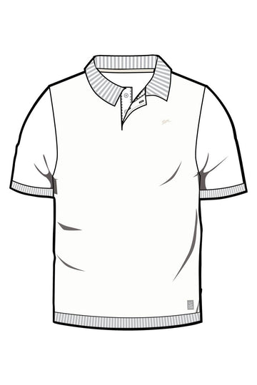 A. TIZIANO WHITE PALISADE SHIRT