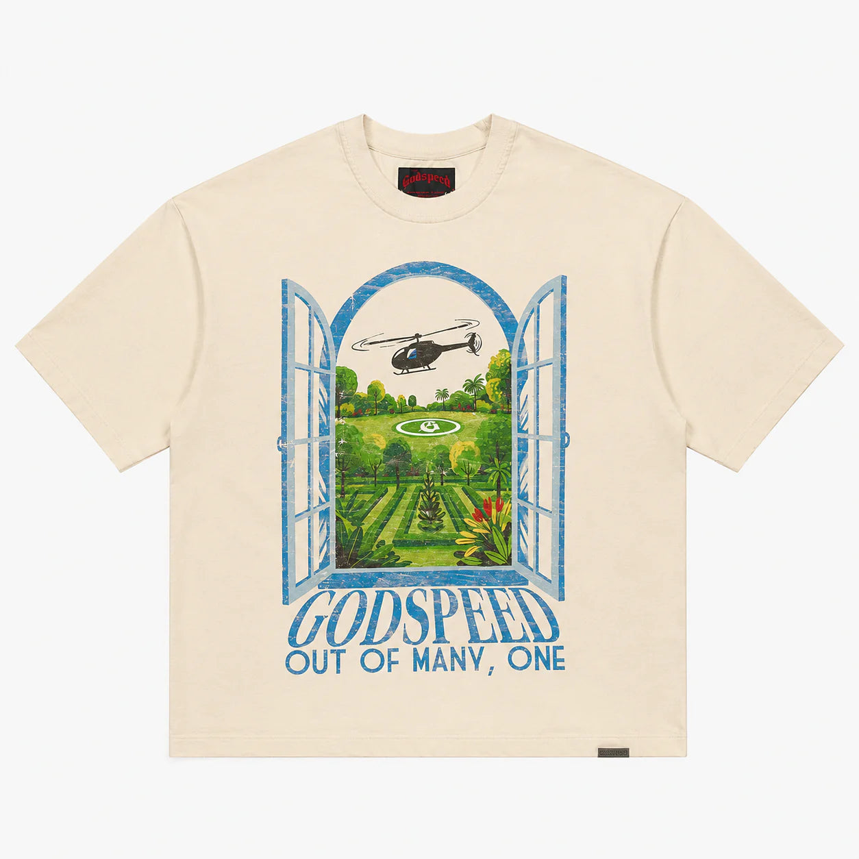Godspeed: Helipad Dreams T-Shirt (Bone)