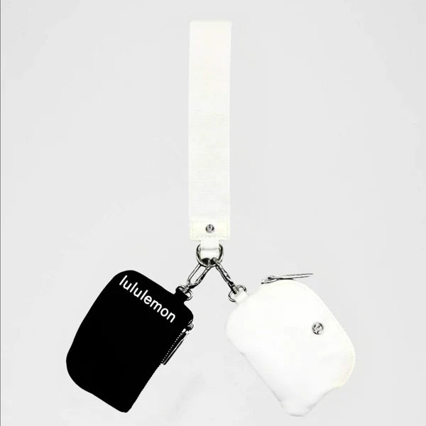 LULULEMON BLACK/WHITE DUAL POUCH