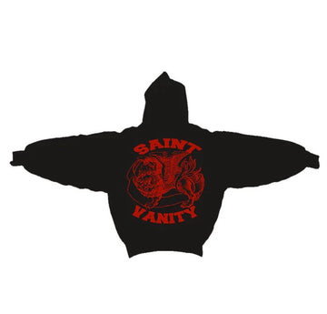 Saint Vanity Black/Red Hoodie