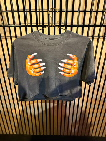 DONT LET GO CROP TOP (Grey)
