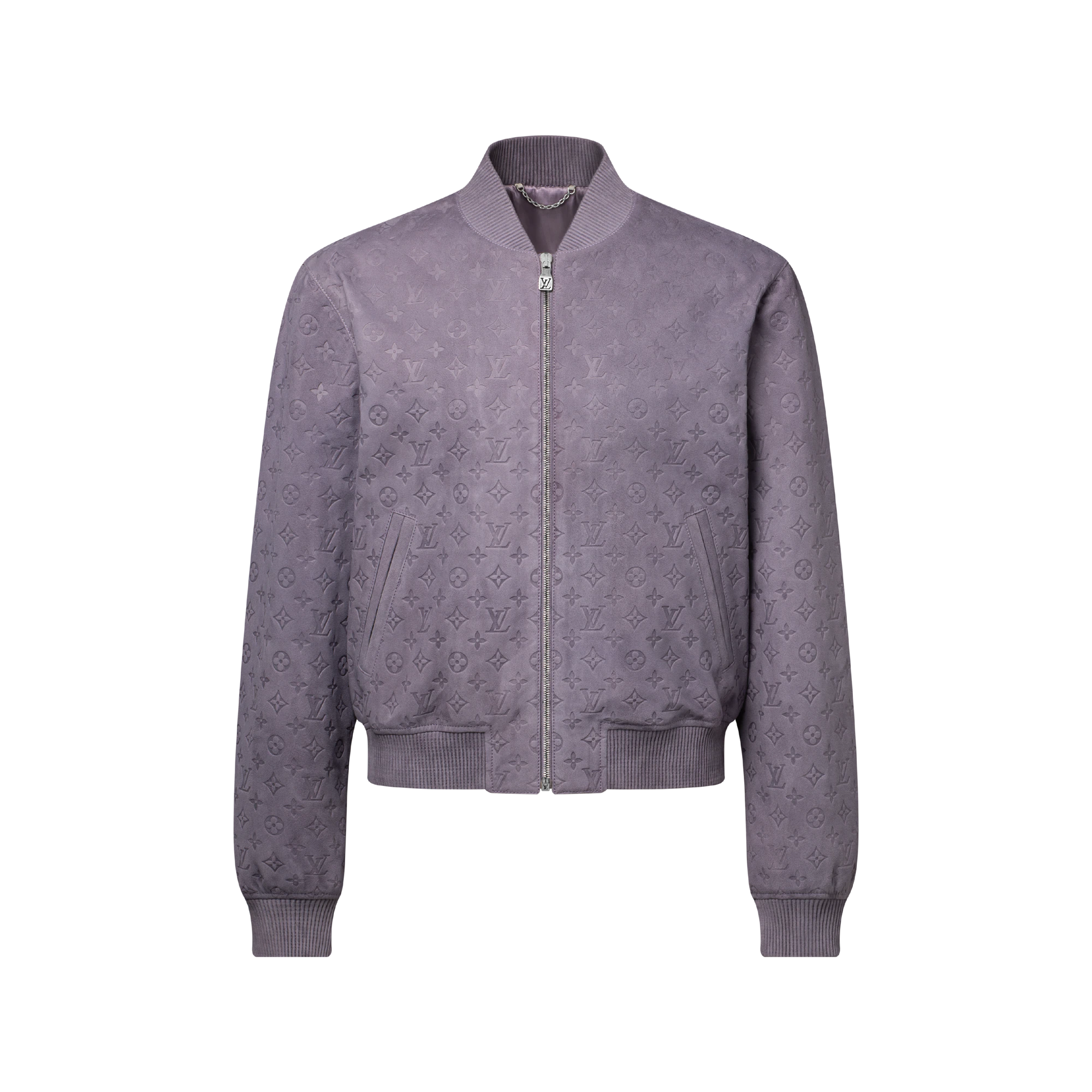 LOUIS VUITTON: Monogram Embossed Nubuck Blouson