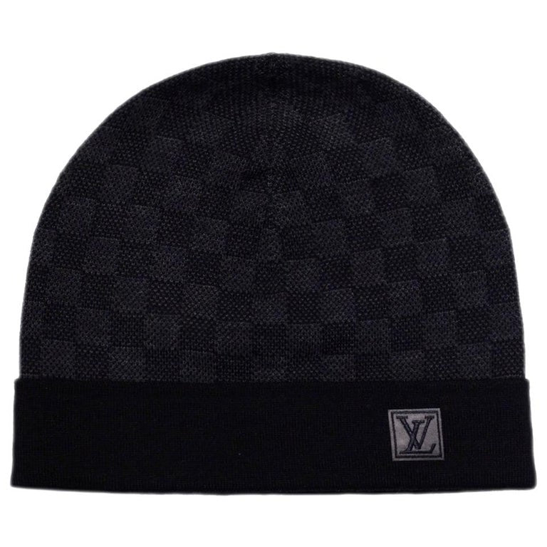 LVT: Black Néo Petit Damier Beanie