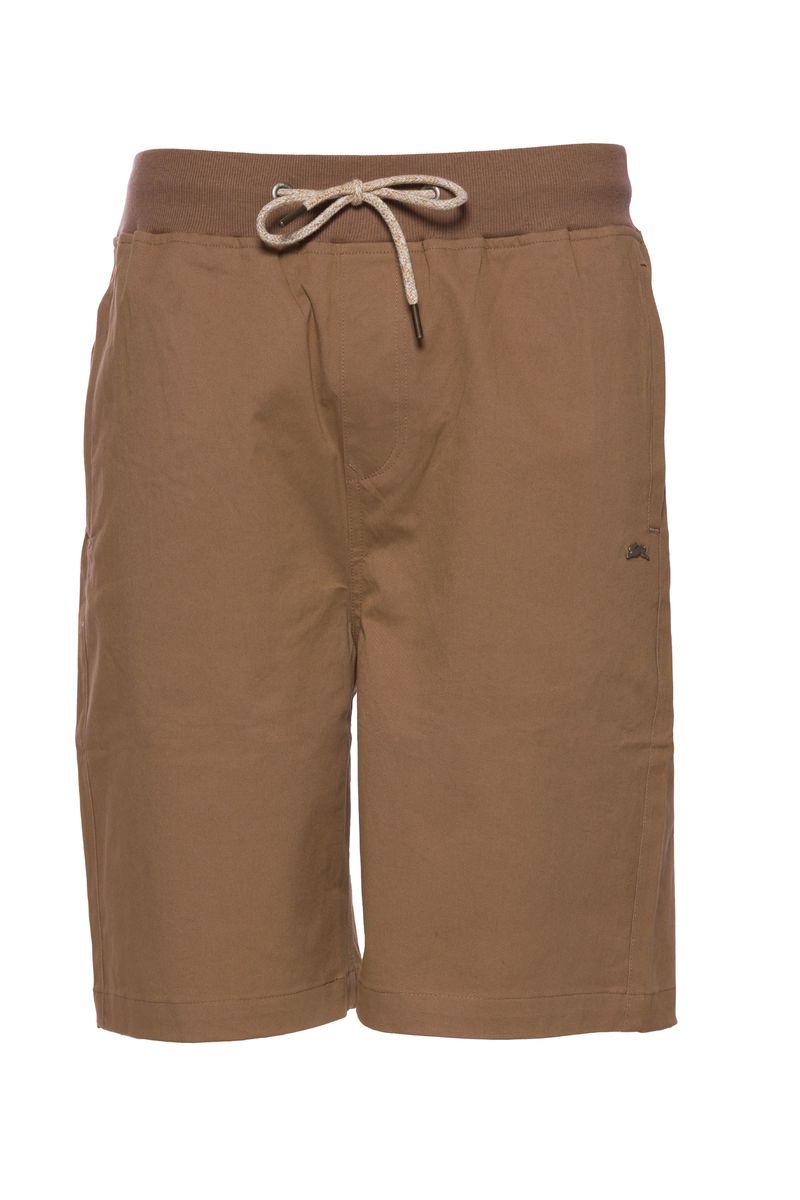 A. TIZIANO: LIGHT BROWN CRUISER SHORTS