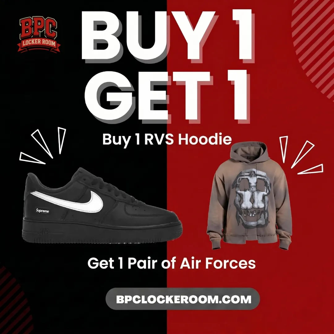 Buy 1 RVS Hoodie Get 1 Pair of Air Forces