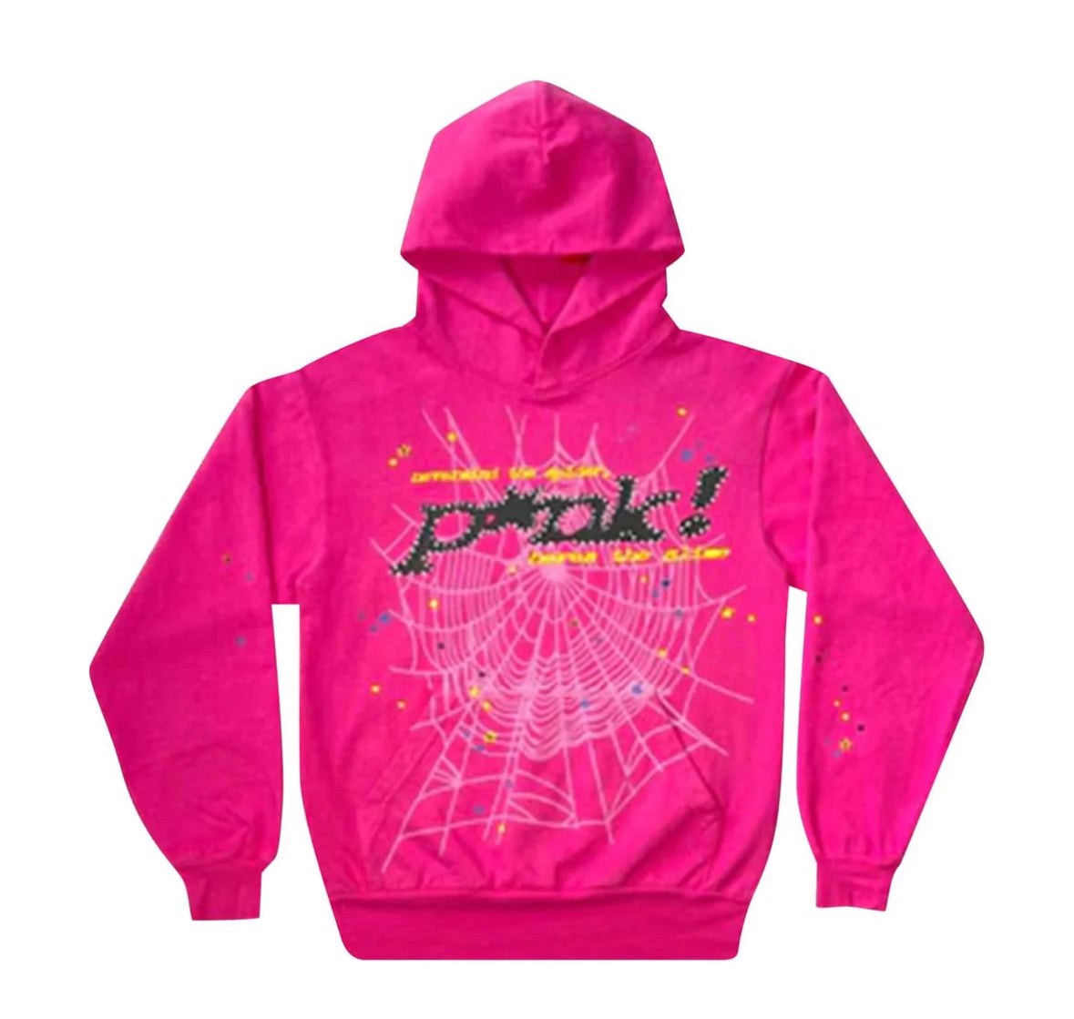 SP5DER: PINK V2 HOODIE