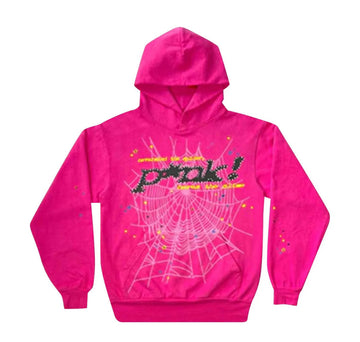 SP5DER: PINK V2 HOODIE