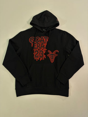 GOAT ERA: BLACK/RED PULL OVER HOODIE