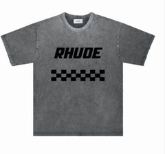 Rhude Black & Gray Top